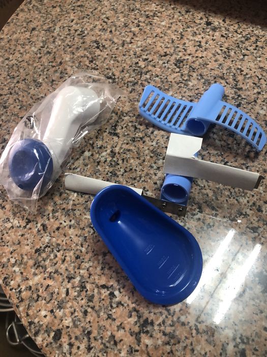 Processador de alimentos manual Tupperware Quick Chef Pro Azul