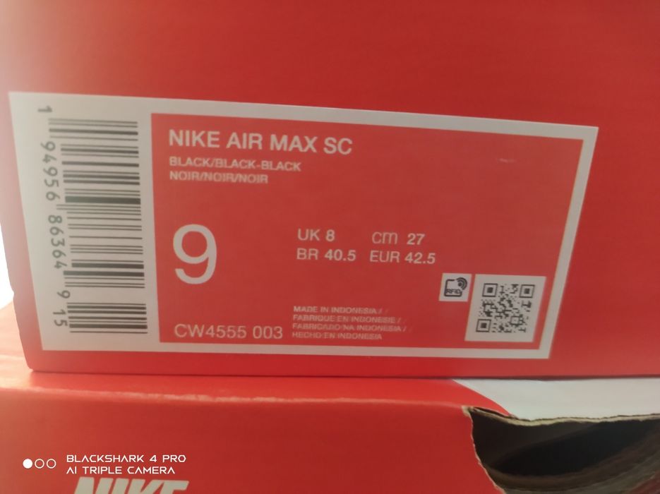 Nike air max sc pretas