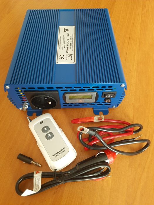Інвертор чиста синусоїда AZO IPS-1000-S PRO 12/230V ECO MODE