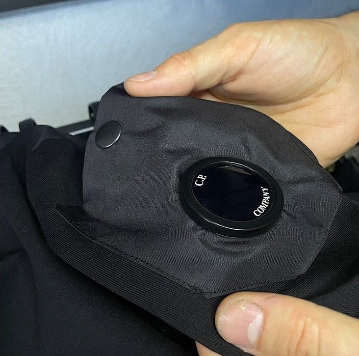 Nylon pocket C.p sweatshirt black