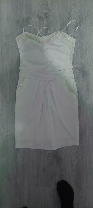 Sukienka trynite 38 bolerko elegancka M wesele komunia impreza