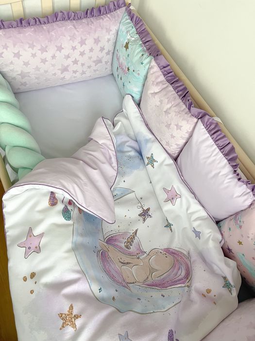 В наявності! Двосторонні бортики та дитяча постіль в ліжко