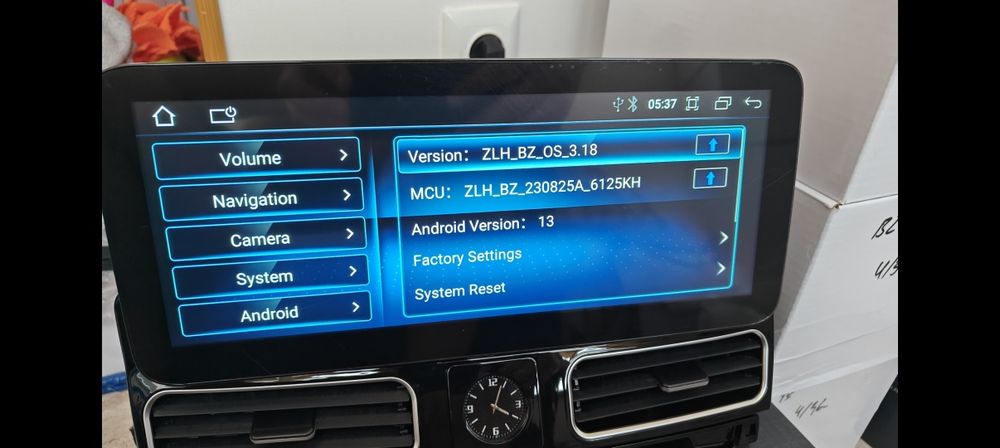 Штатная магнитола Mercedes W166 ML android GPS WiFi