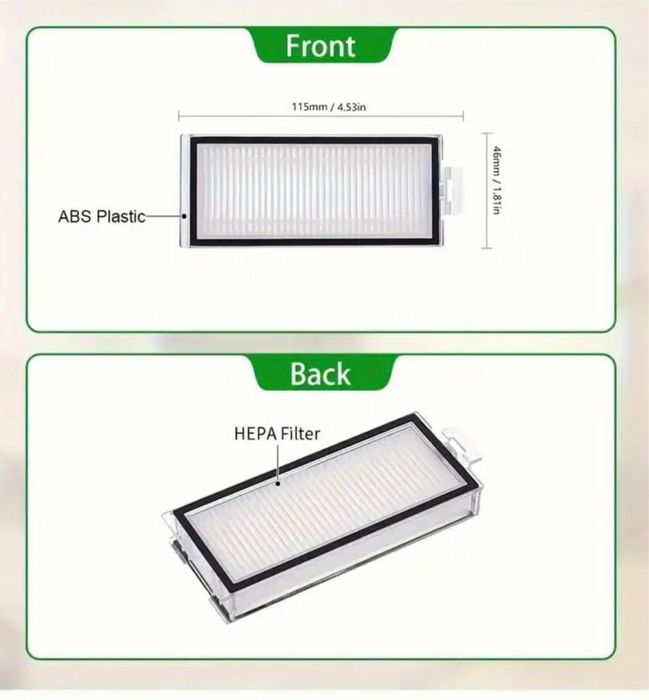 Фільтри HEPA для Roborock Q5Pro/Q5Max Q7/Q7Max Q8 Max