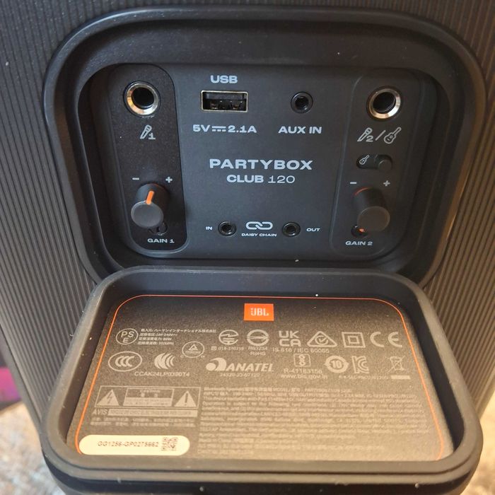 Jbl partybox 120 com caixa