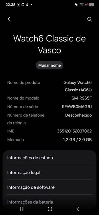 Galaxy watch 6 lte 47mm - relogio samsung
