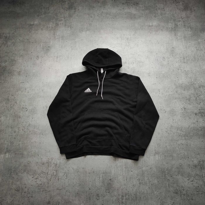 MĘSKA Bluza PREMIUM Sportswear Casual Bawełna Czarna Adidas Haft Logo