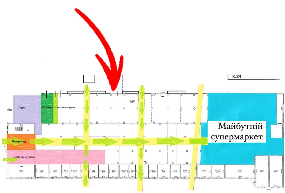 Оренда приміщень 20 м² ; 40 м² ; 50 м²