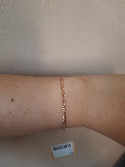 Шикарний золотий браслет, 585 проба!