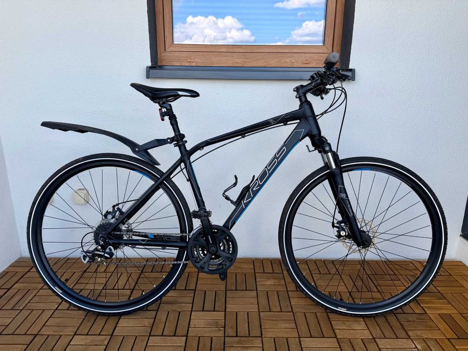 Rower crossowy KROSS Evado 4.0 (Rozm. M) + Akcesoria
