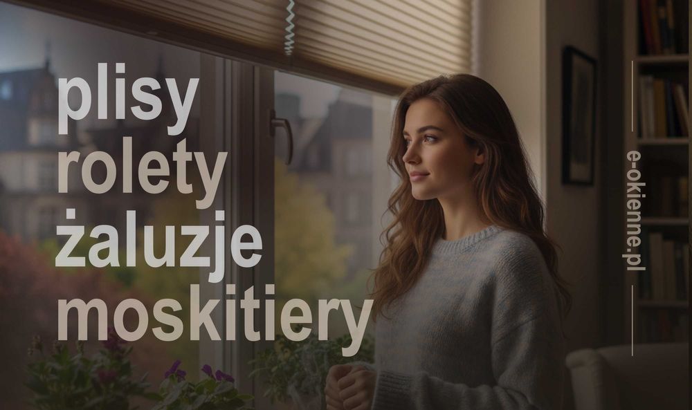 Żaluzje drewniane Plisy Rolety rzymskie Dzień noc Tuszyn Łódź Rzgów