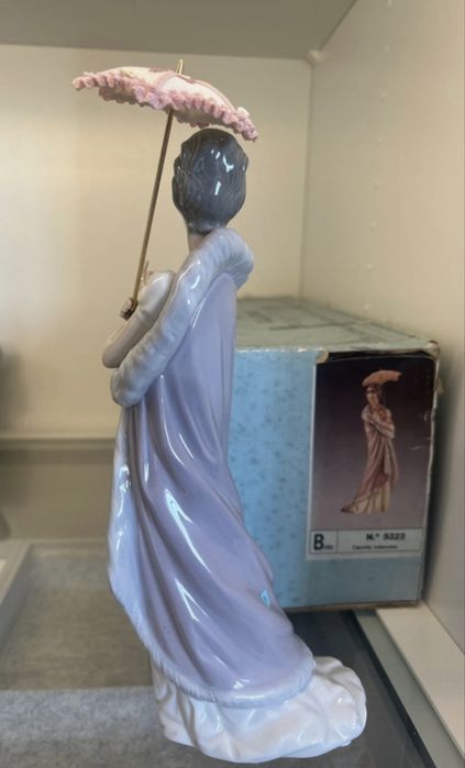 Lladró “Rara figura Damita Milanesa - 5323” com caixa original.
