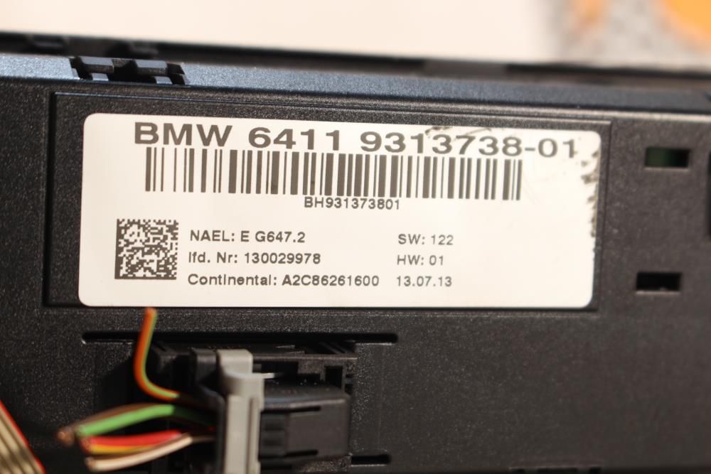 Comando chauffage / sofagem BMW 1 Coupé (E82)