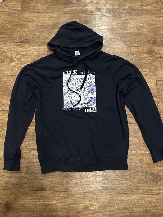 Оверсайз кофта жіноча з аніме принтом  розмір м