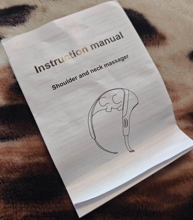 Электро массажёр для шеи плеч и тела с подогревом