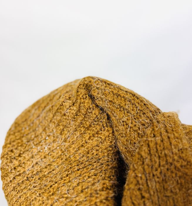 Brązowa tunika sweter bez rękawów S 36