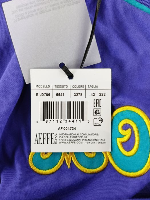 MOSCHINO T-shirt z haftowanym nadrukiem r. 38