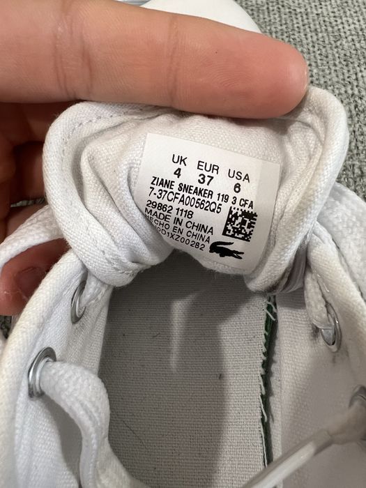 Кеди жіночі lacoste