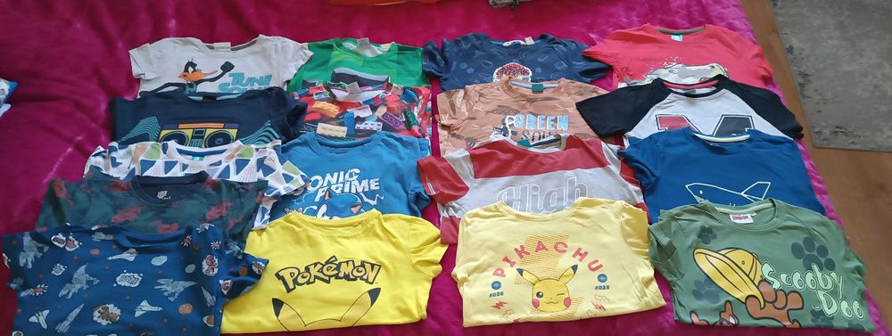 Mega paka ubranek dla chłopca 122/128