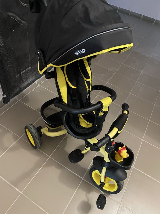 Дитячий велосипед з ручкою tilly Flip