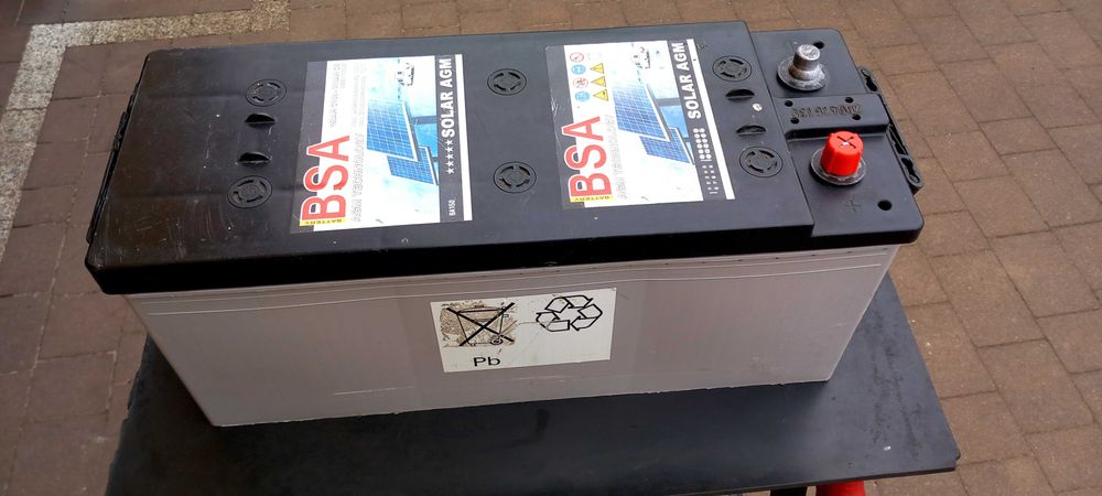 Akumulator BSA Germany AGM SOLAR 12V 150Ah/C100, test 84%