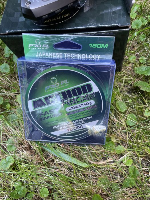 2x wędka feeder  węglowa 3.6m + 2x kołowrotek + 2x żyłka