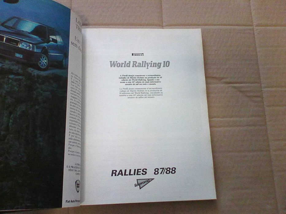 Pirelli World Rallying 10 - 1 9 8 7 - 8 8