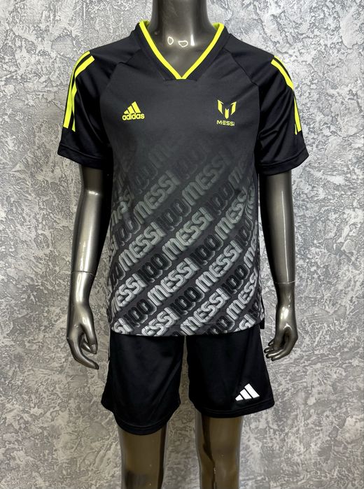 Adidas Messi Aeroready спортивный костюм 152 см 11-12 лет подростковые черный