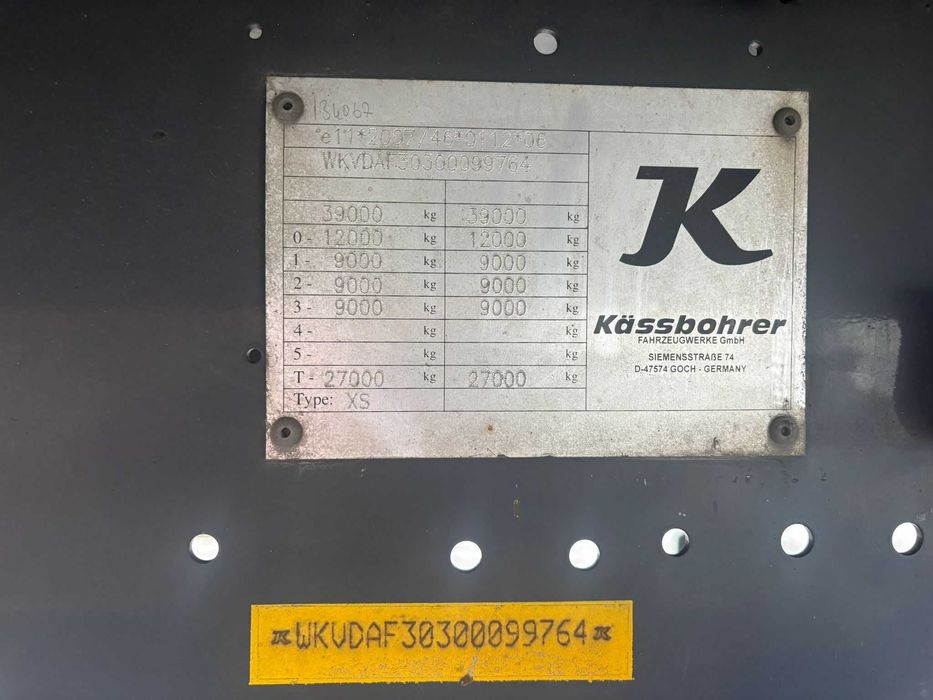 Semi - Reboque Kässbohrer Lona 2021