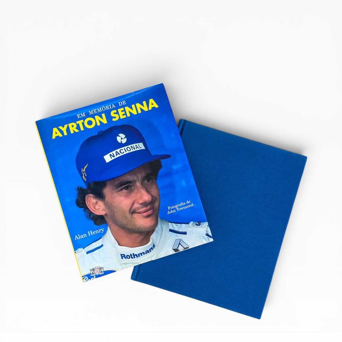 Livro “Em Memória de Ayrton Senna” — Alan Henry / John Townsend