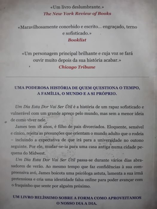 Um dia esta dor vai ser útil