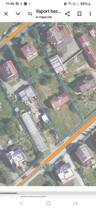 Działka budowlana w Janowie Podlaskim