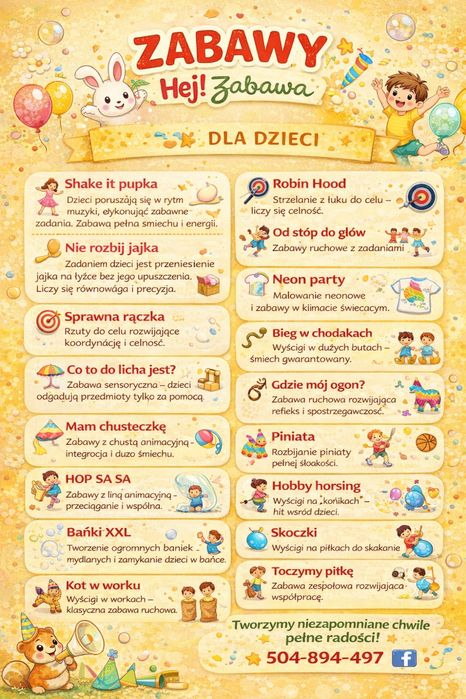 Animacje i zabawy dla dzieci