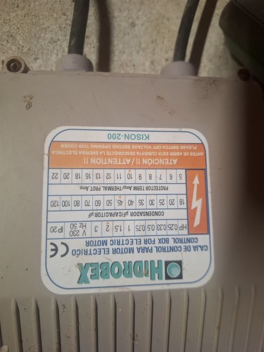 Bomba submersivel com comando boia 15 metros
