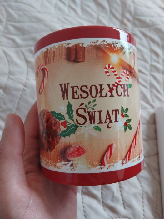 Świąteczny kubek wesołych świąt