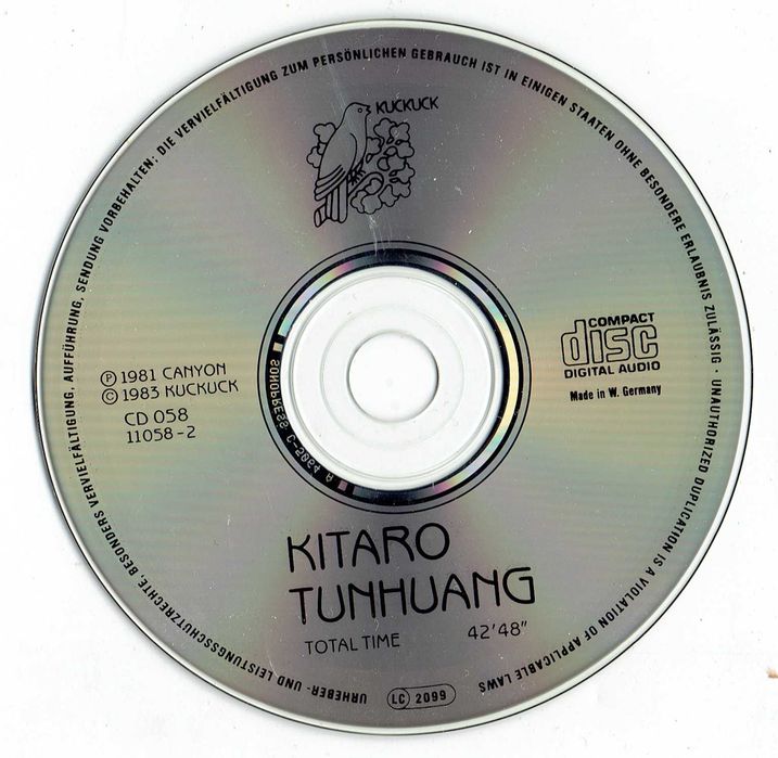 CD Kitaro - Tunhuang Wyd.1983