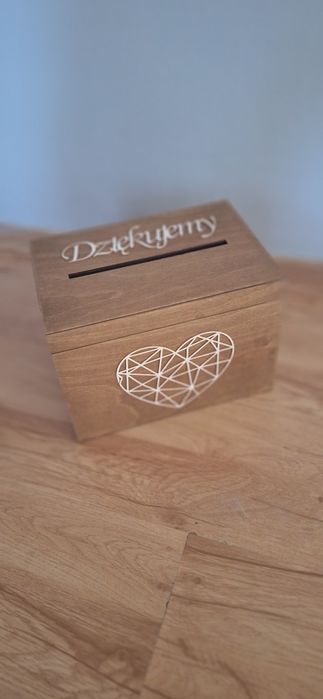 pudełko na koperty + obrączki