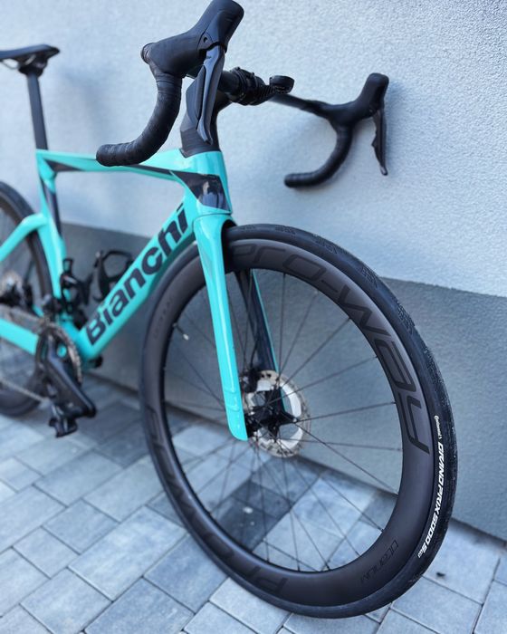 Koła karbonowe carbon szosowe PRO-WAY TITANIUM 50mm 1385g! disc