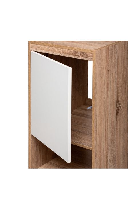 Estante com 1 porta e 2 prateleiras