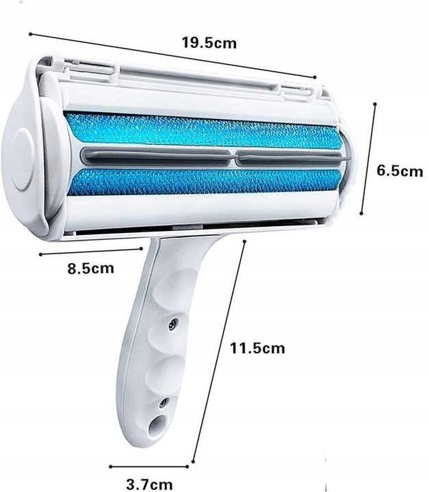 SZCZOTKA WAŁEK ROLKA do Czyszczenia UBRAŃ Zbierania SIERŚCI Psa Kota