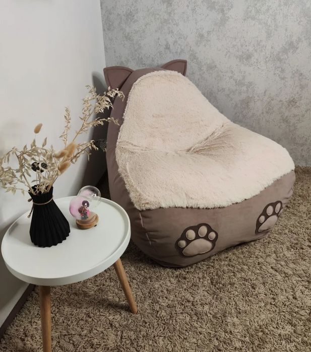 Кресло мешок зайка Віола™ детское дитяче крісло мішок пуф груша