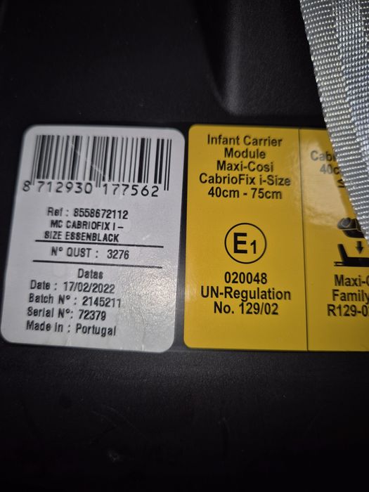 Fotelik MaxiCosi CabrioFix i-Size