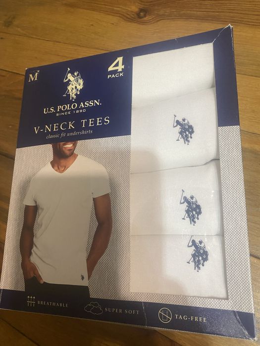 Футболки U.S. POLO. ASSN  V-NECK TEES original