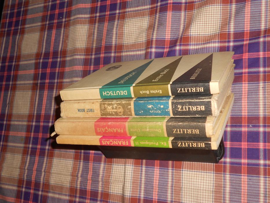 Livros linguas Berlitz - Françes, Alemão, Ingles