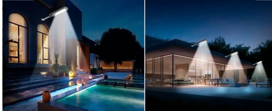 Projetor Solar LED 250 W com Sensor de Movimento