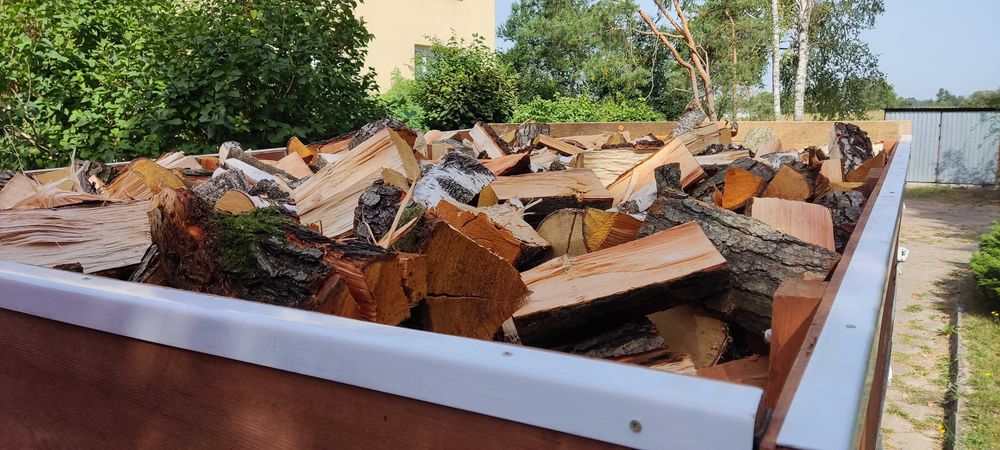 Drewno opałowe rąbane suche Olsza Brzoza Sosna Lipa Dowóz Na Wymiar