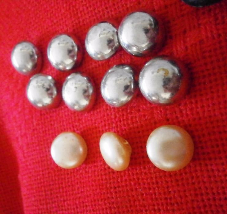 Botões para roupa muito antigos