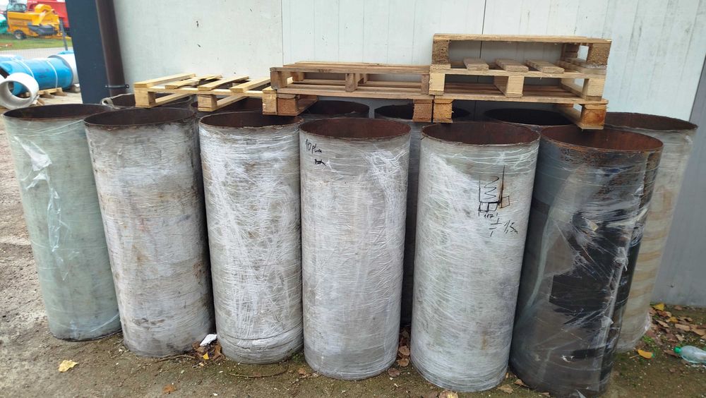 Tuby stalowe 50cm średnicy, 125cm wysokości Oborniki • OLX.pl