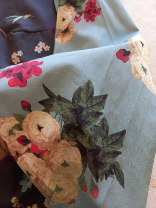 Camisa multicor com laço