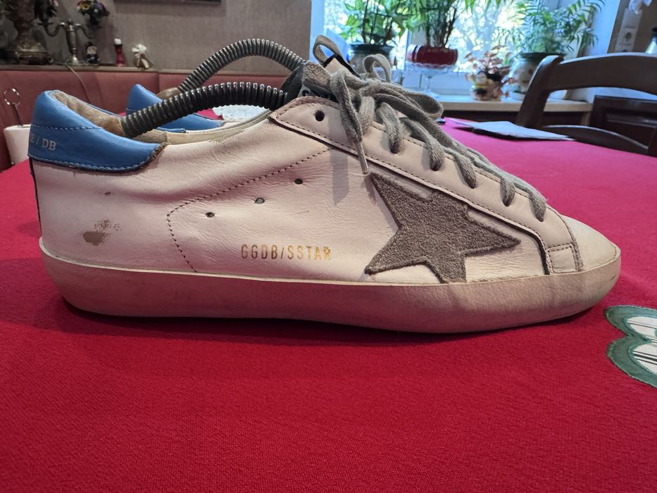 Оригінальні кеди Golden Goose Deluxe Brand Superstar In White Le — zdjęcie 3